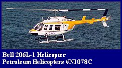 Bell 206L-1 (Single Turbine) Petroleum Helicopters Inc. #N1078C